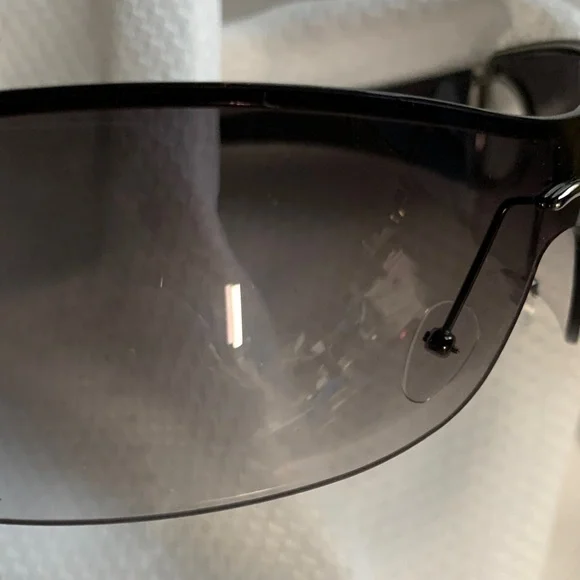 Gucci HorseBit Shiny Black/Gray & Silver Sunglasses - Picture 13 of 16